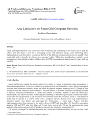 Area Limitations on Smart Grid Computer Networks