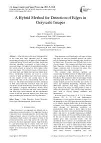 A Hybrid Method for Detection of Edges in Grayscale Images
