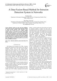 A Data-Fusion-Based Method for Intrusion Detection System in Networks