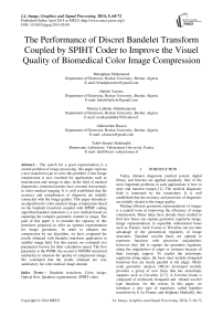The Performance of Discret Bandelet Transform Coupled by SPIHT Coder to Improve the Visuel Quality of Biomedical Color Image Compression
