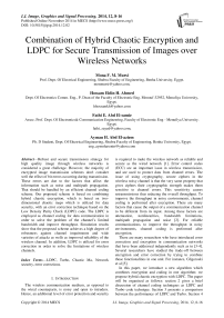 Combination of Hybrid Chaotic Encryption and LDPC for Secure Transmission of Images over Wireless Networks