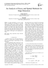 An Analysis of Fuzzy and Spatial Methods for Edge Detection