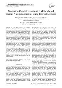 Stochastic Characterization of a MEMs based Inertial Navigation Sensor using Interval Methods