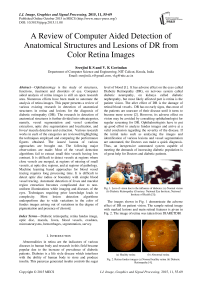 A Review of Computer Aided Detection of Anatomical Structures and Lesions of DR from Color Retina Images