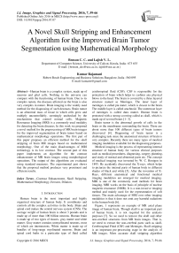 A Novel Skull Stripping and Enhancement Algorithm for the Improved Brain Tumor Segmentation using Mathematical Morphology