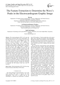 The Feature Extraction to Determine the Wave’s Peaks in the Electrocardiogram Graphic Image