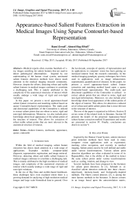 Appearance-based Salient Features Extraction in Medical Images Using Sparse Contourlet-based Representation