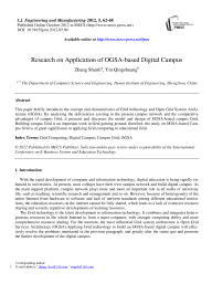Research on Application of OGSA-based Digital Campus