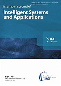 8 vol.5, 2013 - International Journal of Intelligent Systems and Applications