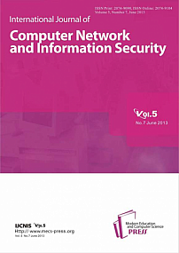 7 vol.5, 2013 - International Journal of Computer Network and Information Security