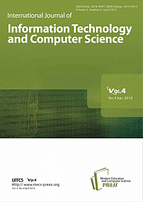 4 Vol. 4, 2012 - International Journal of Information Technology and Computer Science