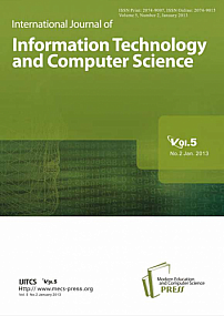 2 Vol. 5, 2013 - International Journal of Information Technology and Computer Science