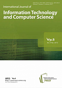 3 Vol. 5, 2013 - International Journal of Information Technology and Computer Science
