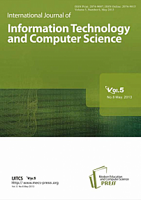 6 Vol. 5, 2013 - International Journal of Information Technology and Computer Science