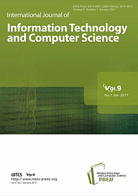 1 Vol. 9, 2017 - International Journal of Information Technology and Computer Science