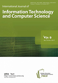 10 Vol. 9, 2017 - International Journal of Information Technology and Computer Science