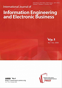 1 vol.1, 2009 - International Journal of Information Engineering and Electronic Business