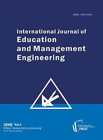6 vol.2, 2012 - International Journal of Education and Management Engineering