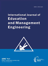 10 vol.2, 2012 - International Journal of Education and Management Engineering