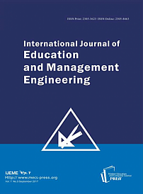 5 vol.7, 2017 - International Journal of Education and Management Engineering
