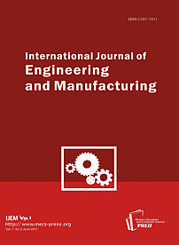 3 vol.1, 2011 - International Journal of Engineering and Manufacturing