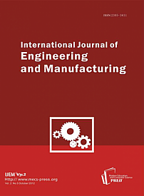 5 vol.2, 2012 - International Journal of Engineering and Manufacturing