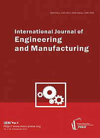 2 vol.3, 2013 - International Journal of Engineering and Manufacturing