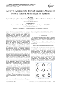 A novel approach to thwart security attacks on mobile pattern authentication systems
