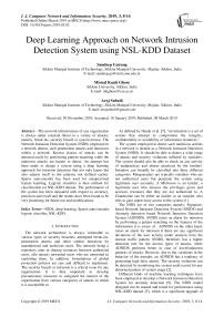 Deep learning approach on network intrusion detection system using NSL-KDD dataset