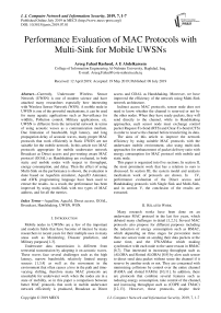 Performance evaluation of MAC protocols with multi-sink for mobile UWSNs