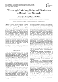 Wavelength switching delay and distribution in optical fiber networks