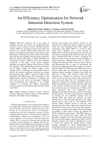 An efficiency optimization for network intrusion detection system