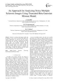 An approach for analyzing noisy multiple sclerosis images using truncated beta gaussian mixture model