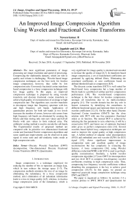 An improved image compression algorithm using wavelet and fractional cosine transforms