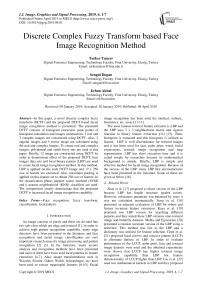 Discrete complex fuzzy transform based face image recognition method