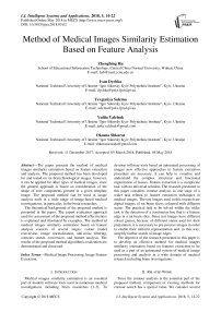 Method of medical images similarity estimation based on feature analysis