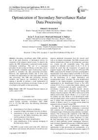Optimization of secondary surveillance radar data processing