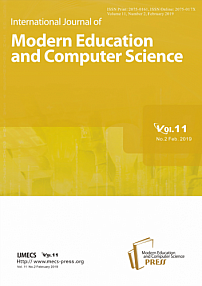 2 vol.11, 2019 - International Journal of Modern Education and Computer Science