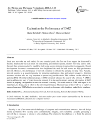 Evaluation the performance of DMZ