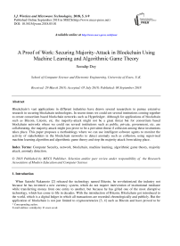 A proof of work: securing majority-attack in blockchain using machine learning and algorithmic game theory