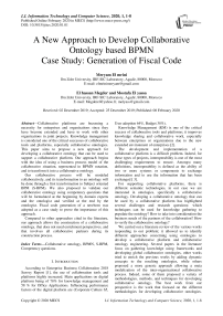 A New Approach to Develop Collaborative Ontology based BPMN Case Study: Generation of Fiscal Code