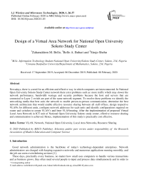 Design of a Virtual Area Network for National Open University Sokoto Study Center