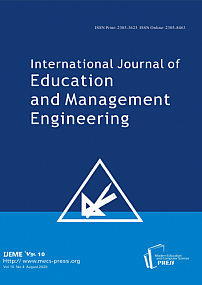4 vol.10, 2020 - International Journal of Education and Management Engineering