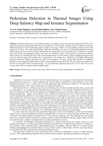 Pedestrian Detection in Thermal Images Using Deep Saliency Map and Instance Segmentation