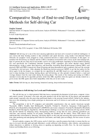 Comparative Study of End-to-end Deep Learning Methods for Self-driving Car