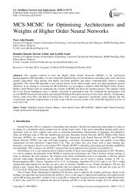 MCS-MCMC for Optimising Architectures and Weights of Higher Order Neural Networks