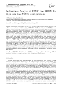 Performance Analysis of FBMC over OFDM for High Data Rate MIMO Configurations