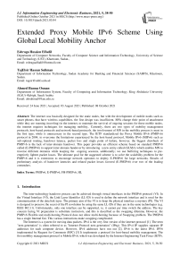 Extended Proxy Mobile IPv6 Scheme Using Global Local Mobility Anchor