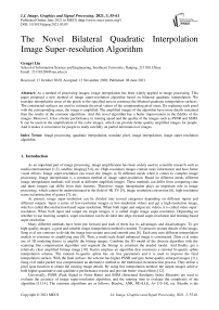 The Novel Bilateral Quadratic Interpolation Image Super-resolution Algorithm