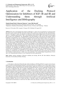Application of the Docking Protocol Optimization for Inhibitors of IGF-1R and IR and Understanding them through Artificial Intelligence and Bibliography